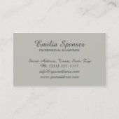 Carte Bouton Décorée Du Studio De Couture De Seams (Dos)