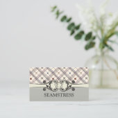 Carte Bouton Décorée Du Studio De Couture De Seams (Debout devant)