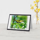 Carte Bouton Obtenir Bien (Fleur jaune)