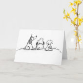 Carte Bouts de chiot (Fleur jaune)