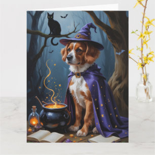 Carte Bouviers des Flandres Peinture fantaisiste d'Hallo