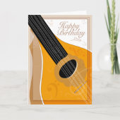 Carte Bouzouki - Joyeux anniversaire - Anniversaire modi (Devant)