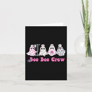 Carte Bow Crew Cancer du sein Ghost Nurse Halloween