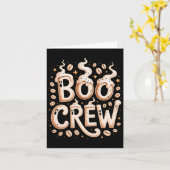 Carte Bow Crew Halloween Café Cappuccino Espresso Rist (Fleur jaune)