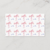 Carte Bow Enclôture Genre Révéler Personnalisé Ins (Dos)