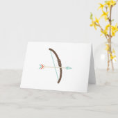 Carte Bow et Flèche (Fleur jaune)