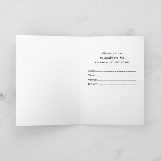 Carte Bow Wow Vows Funny Mariage Vows Renouvellement Inv (Intérieur)