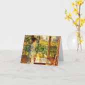 Carte Bowl of Goldfish Elégant Salutation d'automne (Fleur jaune)