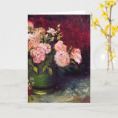 Carte Bowl with Peonies & Roses Van Gogh Fine Art (Fleur jaune)