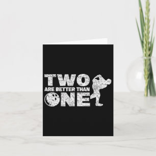 Carte Bowler à deux mains Funny Bowling