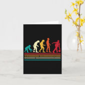 Carte Bowler Evolution Retro Bowling Team Hommes Femmes (Fleur jaune)
