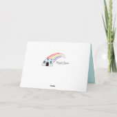 Carte Bowling Ball Fête des pères heureuse (Dos)