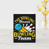 Carte Bowling Bowling Stones Funny Bowlers Bowling L (Fleur jaune)