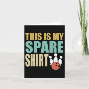 Carte Bowling C'Est Mon Spare Design Bowler Kids