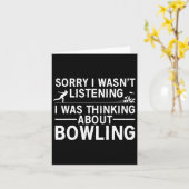 Carte Bowling cool Pour Hommes Bowler Spare Me Bowling (Fleur jaune)