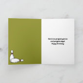 Carte Bowling Dinosaures Dessins de bowling Personnalisé (Intérieur)