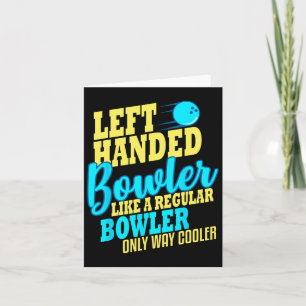 Carte Bowling Gauche Handler Funny Team Bowler