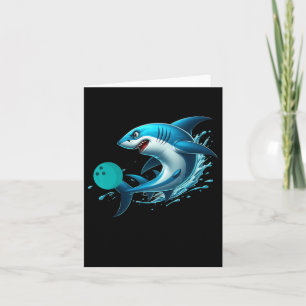 Carte Bowling Graphic Bowling Requin Jouer Bowlin