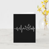 Carte Bowling Heartbeat - Bowling Bowler (Fleur jaune)