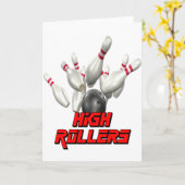 Carte Bowling High Rollers (Fleur jaune)