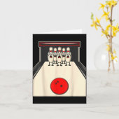 Carte Bowling N Ed Ns Funny Bowler Player Kids Boys Men (Fleur jaune)