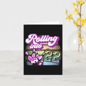 Carte Bowling Party Rolling Dans 22 Bowling Anniversaire (Fleur jaune)