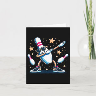 Carte Bowling Pin Dabbing Sungles Bowler Player Kids Boy