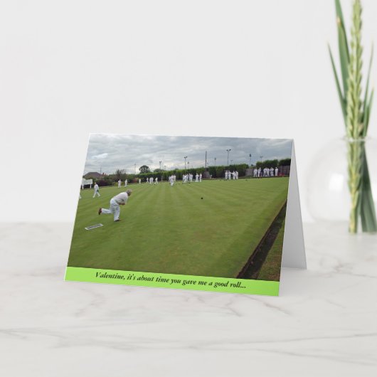 Carte Bowling Valentine (Devant)