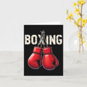 Carte Boxe amusante - Oui2 (Fleur jaune)