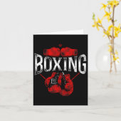 Carte Boxe Boxe Vintage 2 (Fleur jaune)