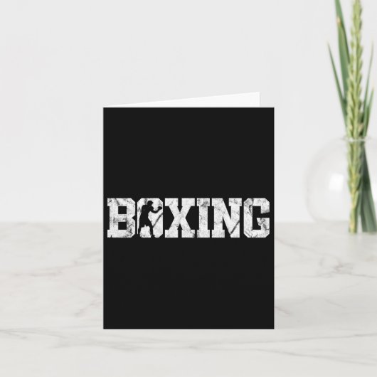 Carte Boxe Boxe Vintage 3 (Devant)