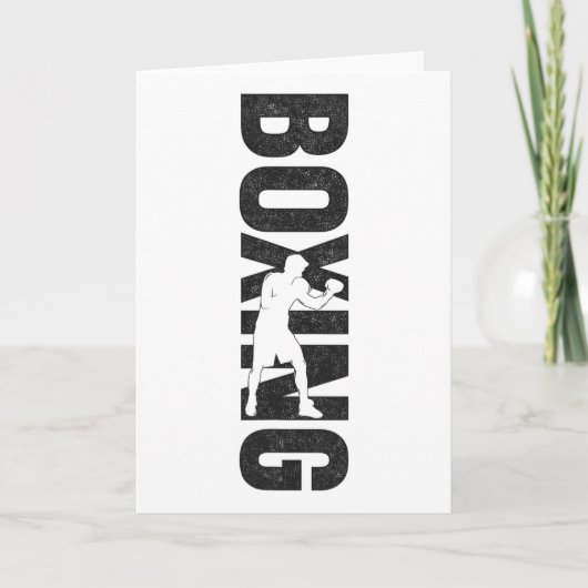 Carte Boxe Boxe Vintage 6 (Devant)