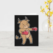 Carte Boxe Bull Do (Fleur jaune)