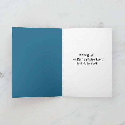 Carte Boxe d'anniversaire Chien dans une conception d'em (Intérieur)