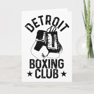 Carte Boxe Detroit Michigan Arts Martiaux Boxeur 1