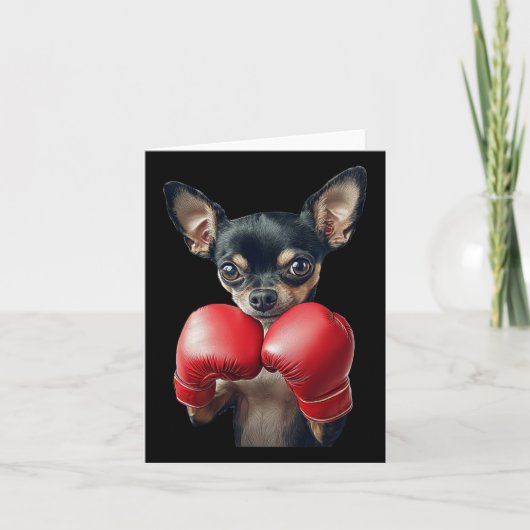 Carte Boxe du Chihuahua (Devant)