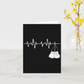 Carte Boxe Heartbeat - Boxer Lover Boxer Boxer F (Fleur jaune)
