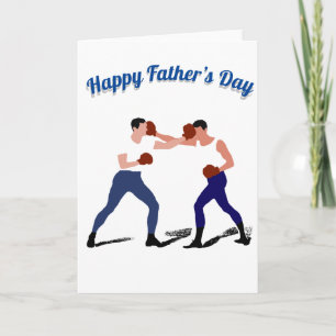 Carte Boxe Joyeuse Fête des Pères