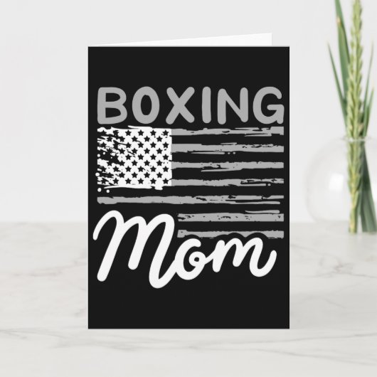 Carte Boxe Maman Boxe Mère Kickboxing Maman Maman (Devant)