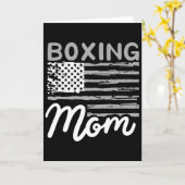 Carte Boxe Maman Boxe Mère Kickboxing Maman Maman (Fleur jaune)
