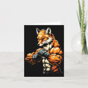 Carte Boxe musculaire à fosse à renards à l'aspect rude