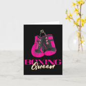 Carte Boxe Queen Kickboxer Kickboxer Gants de boxe Bo (Fleur jaune)