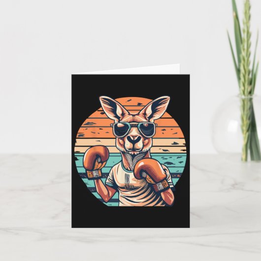 Carte Boxe Roger Australian Kangaroo Boxer Kang (Devant)