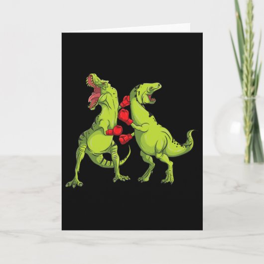 Carte Boxe T-rex (Devant)