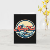 Carte Boxe thaïlandaise muy 1 (Fleur jaune)