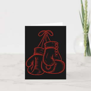 Carte Boxer Boxer Ring Martial Art Sport Kickboxer Trai