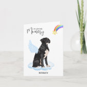 Carte Boxer Chien Angel Memorial Animaux de compagnie Pe (Devant)