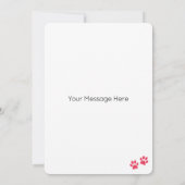 Carte Boxer Dog Personnalisé Joyeux Anniversaire (Dos)