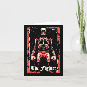 Carte Boxer Fighter - Sparring Gants Boxer Skeleton Ta
