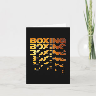 Carte Boxer Graphisme Word Art